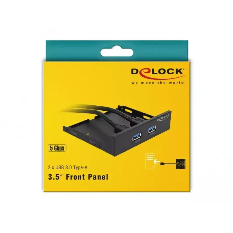 Laufwerksblende DeLOCK 63994 zwart