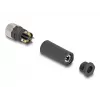 DeLOCK M8-connector A-gecodeerd 3-polig bus schroefaansluiting