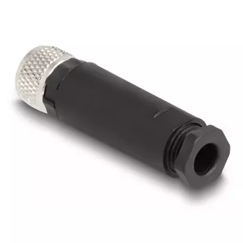 DeLOCK M8-connector A-gecodeerd 3-polig bus schroefaansluiting