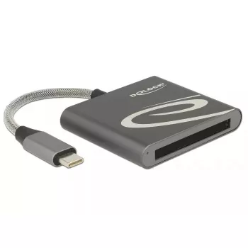 Kaartlezer DeLOCK 91745 USB 3.2 Gen 1 Type-C zwart zilver