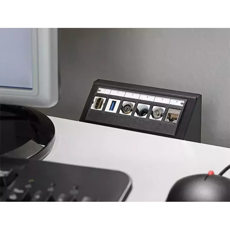 Montageset DeLOCK 86268 zwart metaal kunststof