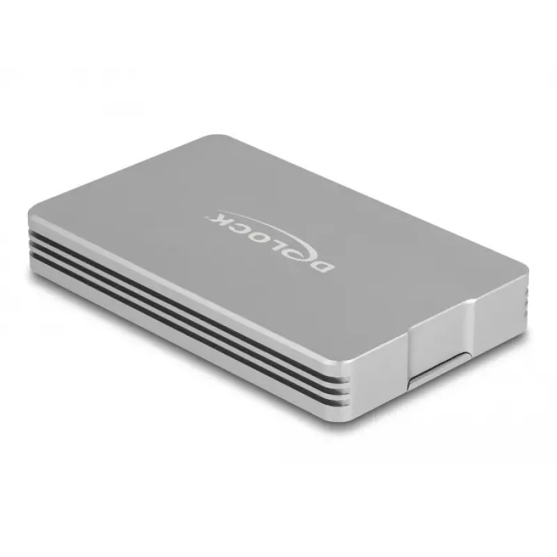 SSD-behuizing DeLOCK 42018 zilver M.2 40 Gbit/s USB Type-C