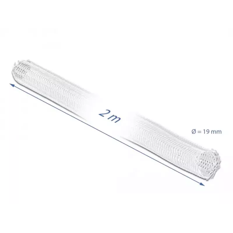 Kabelmantel DeLOCK 20702 wit