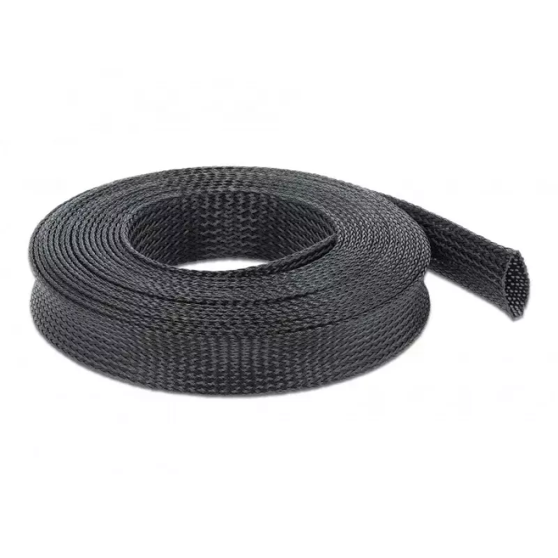 Gevlochten slang DeLOCK 18904 10 m x 25 mm zwart