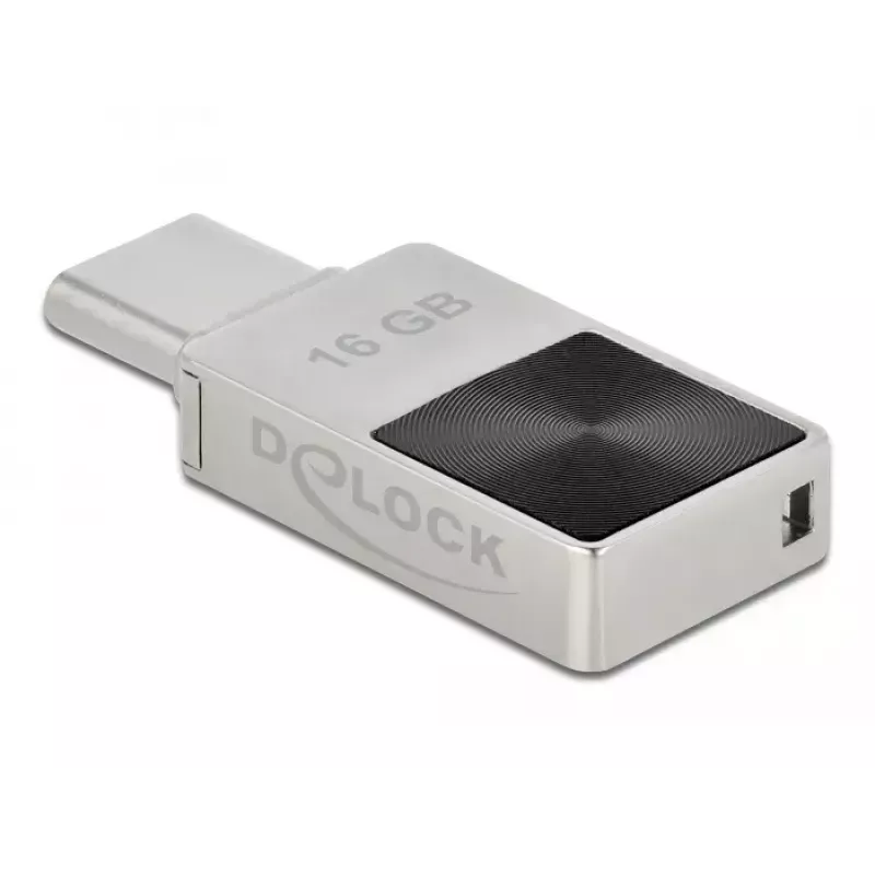USB-flashdrive DeLOCK 16 GB USB-C 5 Gbps metalen behuizing