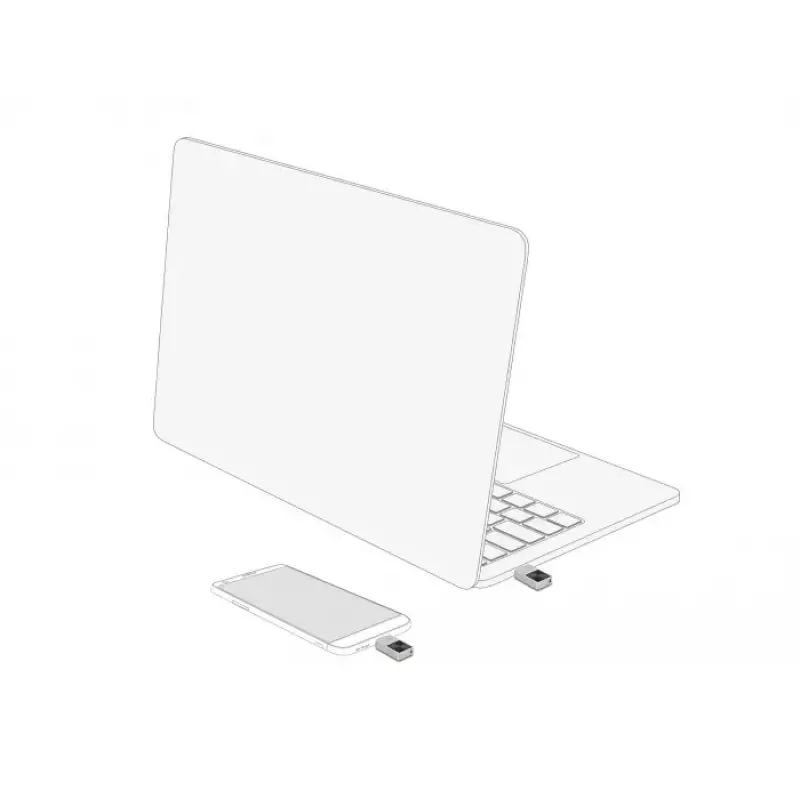USB-flashdrive DeLOCK 16 GB USB-C 5 Gbps metalen behuizing