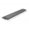 Blindplaat DeLOCK 67036 zwart metaal 88 mm breed 11 mm hoog