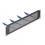 Blindplaat DeLOCK 67036 zwart metaal 88 mm breed 11 mm hoog