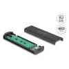 SSD-behuizing DeLOCK 42031 zwart M.2 PCIe SATA 20 Gbit/s