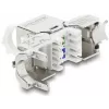 Keystone-module DELOCK RJ45-bus naar LSA Cat.8.1 afgeschermd met vergrendelingsclip en stofkapje