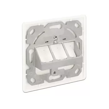 Socket Outlet RJ-45 DeLOCK 86194 zilver wit