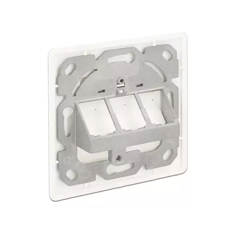 Socket Outlet RJ-45 DeLOCK 86194 zilver wit