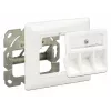Socket Outlet RJ-45 DeLOCK 86194 zilver wit