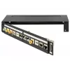 Wandgemonteerd rack DeLOCK 43303 1U zwart