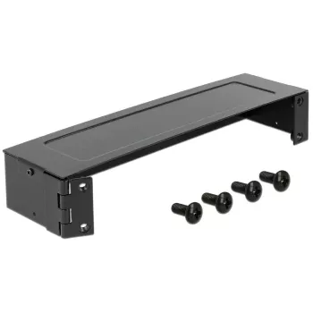 Wandgemonteerd rack DeLOCK 43303 1U zwart