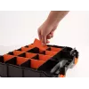 Opbergbox DeLOCK 18417 rechthoekig kunststof zwart oranje 270x320x80mm