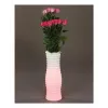 Techly I-LED bloempot wit kunststof 1 st.