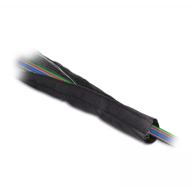 DeLOCK EMI-afschermvlecht 1 m x 30 mm zwart