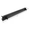 Rack-blindplaat DELOCK 67208, ABS-kunststof, zwart, 1U