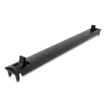 Rack-blindplaat DELOCK 67208, ABS-kunststof, zwart, 1U