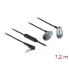 Headset DeLOCK 27183 in-ear-koptelefoon 3,5-mm-jack microfoon volumeregeling