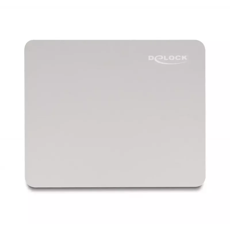 DELOCK 12147 muismat grijs 180x220 mm rubber antislip