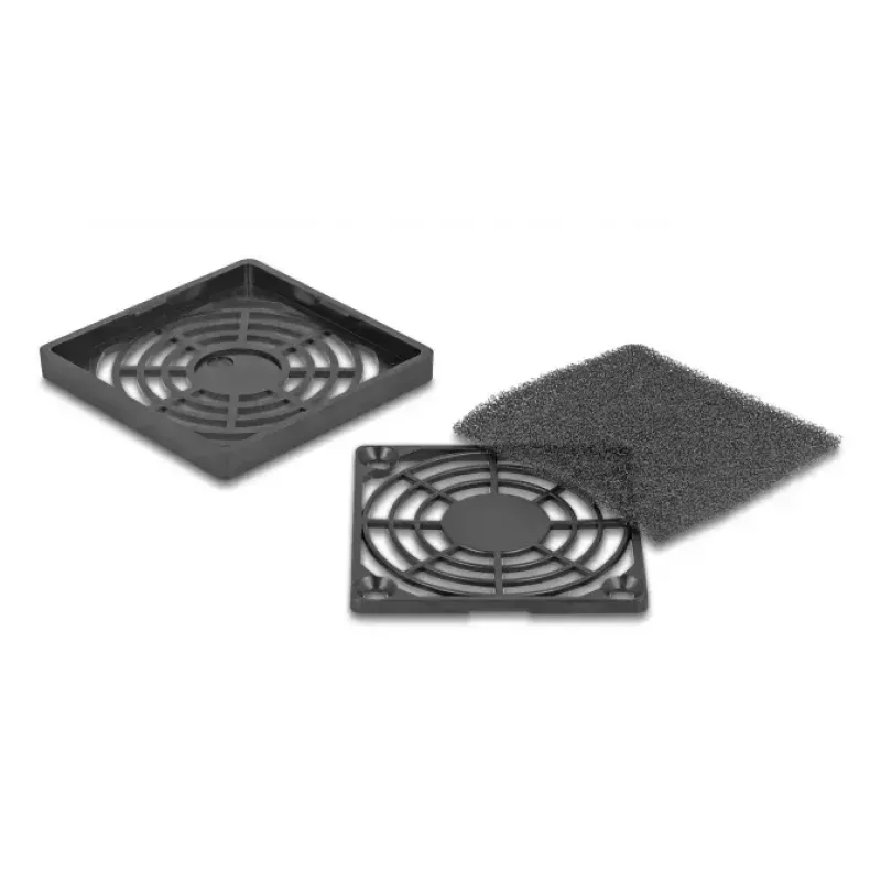 Ventilatorrooster DeLOCK 67310 ABS zwart 64 mm 50 x 50 mm