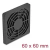 Ventilatorrooster DeLOCK 67310 ABS zwart 64 mm 50 x 50 mm