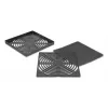 Delock 67313 ventilatorrooster met stoffilter 120 x 120 mm, zwart
