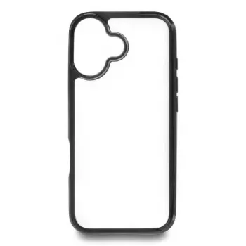 Beschermhoes voor iPhone 17 van DELOCK, transparant zwart, geschikt voor 16 cm (6,3 inch) scherm