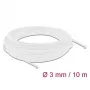 Gevlochten slang DeLOCK 20692 10 m x 3 mm wit
