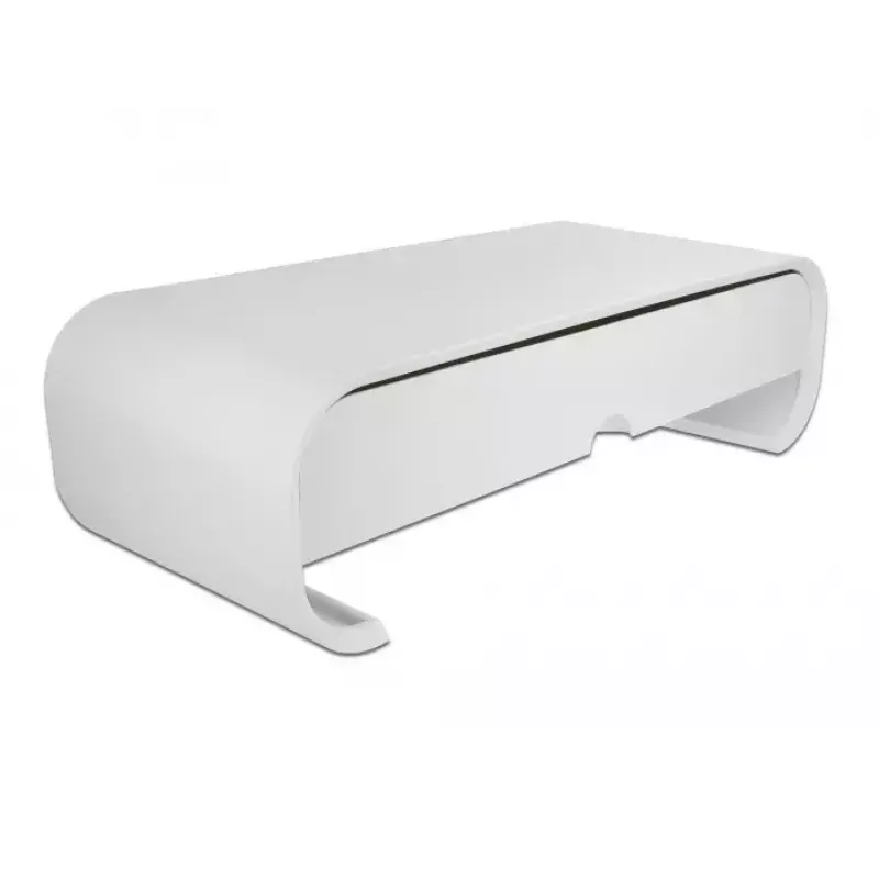 Monitorstandaard DeLOCK 18324 met lade wit