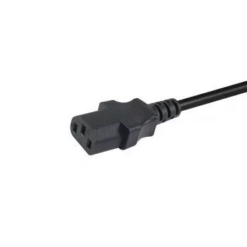 Stroomkabel EQUIP 112111 — CEE7/7 naar IEC C13, H05VV-F3G, 3 m, 10 A, 250 V, zwart