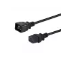 Equip 112130 stroomkabel zwart 1,8 m IEC C20 IEC C19