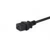 Equip 112130 stroomkabel zwart 1,8 m IEC C20 IEC C19
