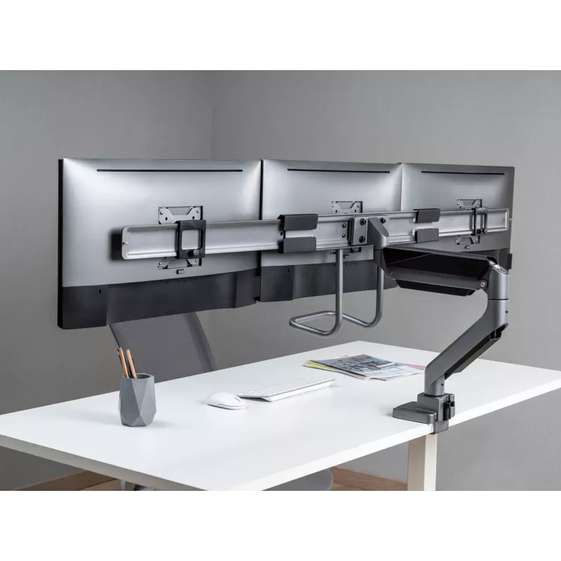 Equip 17 inch-27 inch driemonitor-tafelhouder