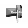 Equip 17 inch-32 inch verstelbare dualmonitor-tafelhouder, wit