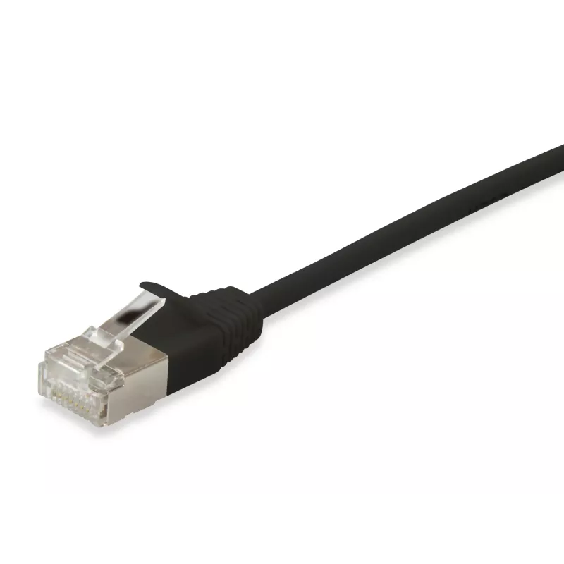 Equip Cat.6A F/FTP slanke patchkabel 1,5 m zwart 10000 Mbit/s