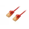 Equip Cat.6A U/UTP slanke patchkabel 0,15 m rood 10000 Mbit/s