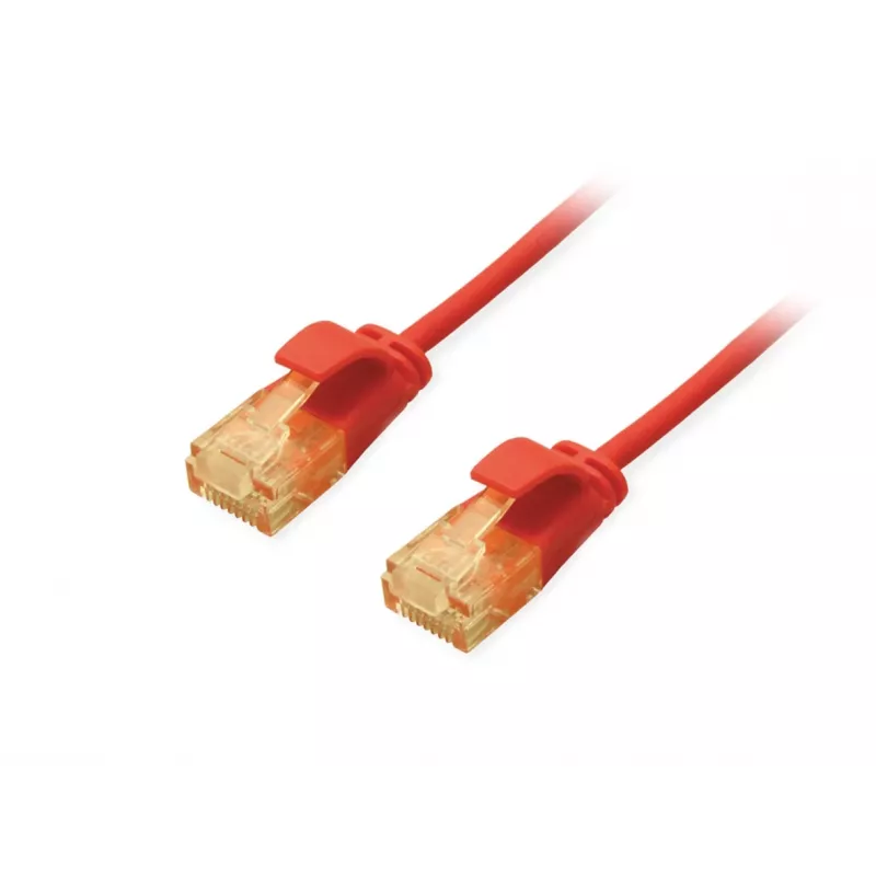 Equip Cat.6A U/UTP slanke patchkabel 2m rood 10000 Mbit/s