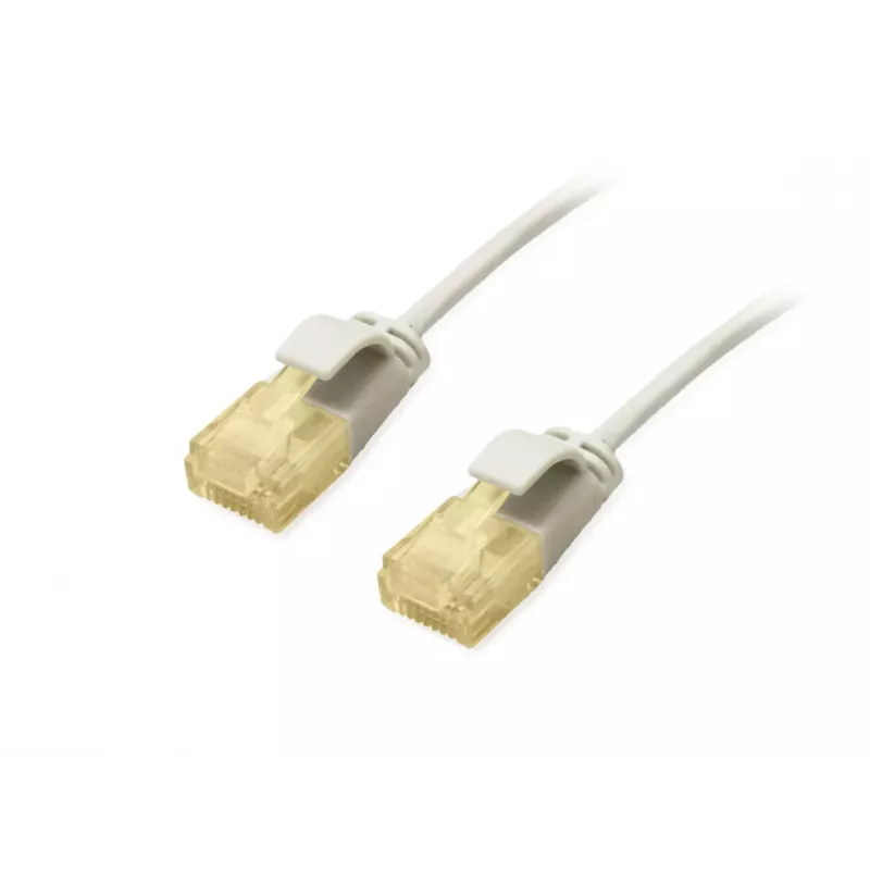 Equip Cat.6A U/UTP slanke patchkabel 3m grijs 10000 Mbit/s