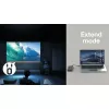 Techly IDATA USBC-HUB5WL AV-extender AV-zender & -ontvanger zwart