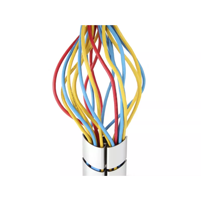 Kabelhuls Equip dubbelkanaals kabelmanagement spine zilver