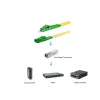Glasvezel-patchkabel EQUIP E2000/APC naar LC/APC 7,00 m SM duplex OS2 geel