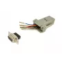 Equip DB9 naar RJ45 adapter female serieel grijs 72x33x16mm
