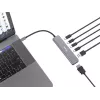 Equip USB-C 6-in-1 multifunctionele adapter, HDMI 4K/30Hz, USB-C x4, USB-A x1, 5Gbps, 100W USB PD
