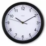 Hama Elba quartzhorloge rond zwart, wit