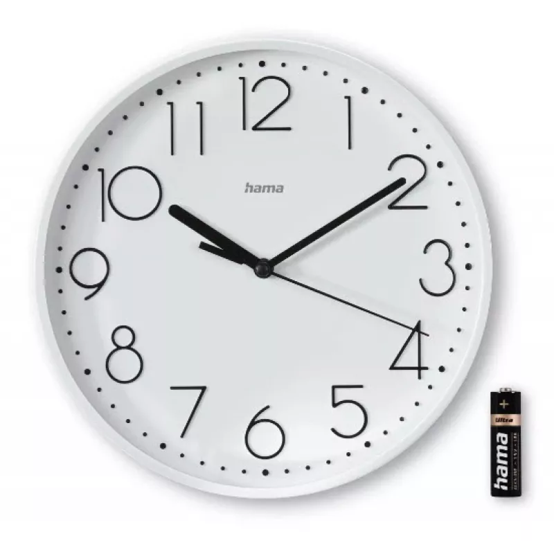 Hama Salina quartzhorloge rond wit