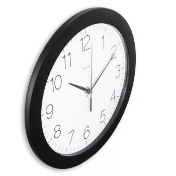 Hama Teneriffa analoog horloge rond zwart, wit