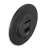 Hama Teneriffa analoog horloge rond zwart, wit
